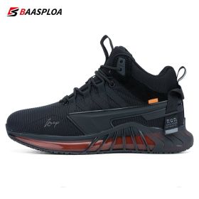 Baasploa New Men Winter Hiking Sneaker Waterproof Keep Warm Casual Shoes Comfortable Cotton Casual Shoes for Male 2022 (Color: 124702-HH, size: 45)