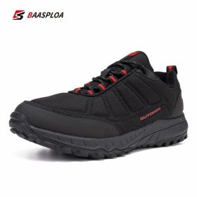 Men's Hiking Shoes Waterproof Outdoor Sneaker Travel Shoes Fashion Non-Slip Wear-Resistant Sneakers Climbing Shoes Baasploa (Color: 113201-HH, size: 42)