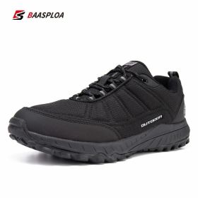 Men's Hiking Shoes Waterproof Outdoor Sneaker Travel Shoes Fashion Non-Slip Wear-Resistant Sneakers Climbing Shoes Baasploa (Color: 113201-HE, size: 43)